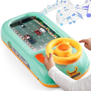 Jucarie interactiva - volan de simulare , cu sunete si muzica mixmart