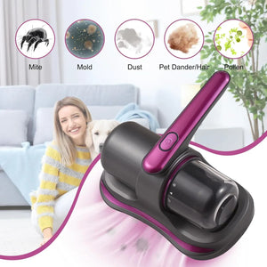 ⚡ Aspirator Portabil Antiacarieni si Praf, cu Acumulator 100W si Tehnologie UV-C 💡 Mix Mart