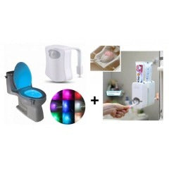 🚿 Set Accesorii pentru Baie – Para Dus, Cap Robinet si Lampa Toaleta | Confort, Igiena si Functionalitate Intr-un Singur Pachet ✨🚽 Mix Mart