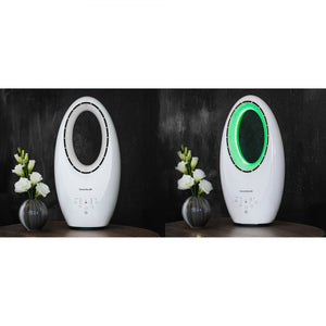 Ventilator pentru Birou Fără Palete, 60W, Silențios, Telecomandă, LED 4 Culori Mix Mart