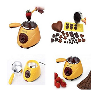 Aparat Electric Chocolatiere pentru Ciocolată Fondue – Topire Uniformă, Design Compact și Ideal pentru Deserturi Speciale Mix Mart