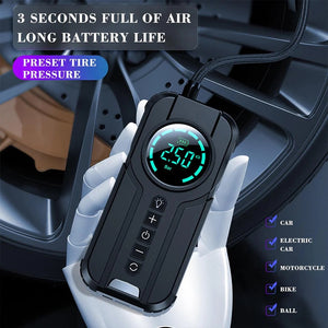 Compresor auto portabil 1000A – umflare rapidă și sigură oriunde ai nevoie Mix Mart