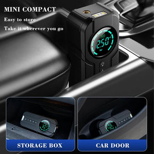 Compresor auto portabil 1000A – umflare rapidă și sigură oriunde ai nevoie Mix Mart