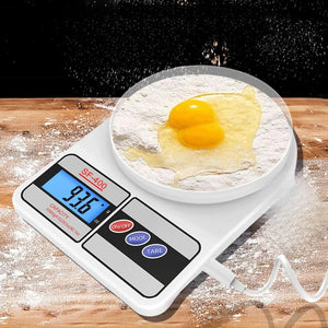 ⚖️ Cantar Digital de Bucatarie SF-400 – Diviziune 1g, Functie Tara, Capacitate Maxima 10 kg | Precizie pentru Gatit si Patiserie 🍰✨ Mix Mart