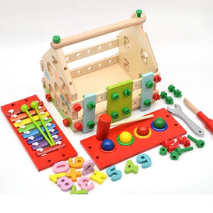 Căsuță de lemn pentru copii – Aventură educațională în fiecare clipă! MixMart