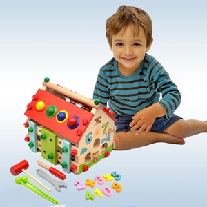 Căsuță de lemn pentru copii – Aventură educațională în fiecare clipă! MixMart