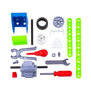 🧩 Set 18-în-1 – Blocuri de construcție vehicule utilitare - Micul Inginer Mix Mart