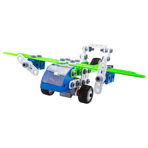 🧩 Set 18-în-1 – Blocuri de construcție vehicule utilitare - Micul Inginer Mix Mart