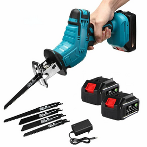 Fierastrau Sabie Electric 36V cu 2 Acumulatori 5Ah si 4 Panze MixMart