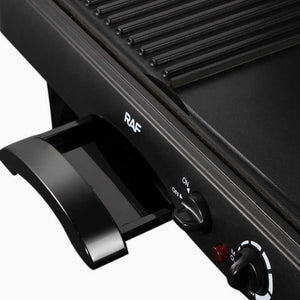 Grill electric 2 în 1 RAF – 1600W, grill simplu și dublu Mix Mart