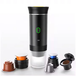 Espressor portabil 3 în 1 – capsule & cafea măcinată, USB, 20 Bar, 60 ml Mix Mart