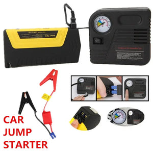 Robot pornire auto portabil cu acumulator 68800 mAh și compresor integrat Mix Mart
