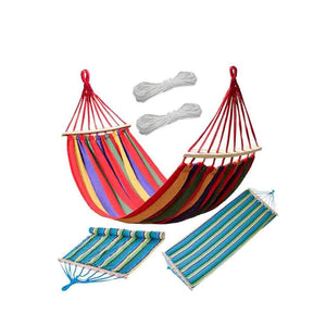 🏖️ Hamac din Bumbac 190x80 cm – Confort, Relaxare si Design Natural pentru Casa sau Gradina Mix Mart