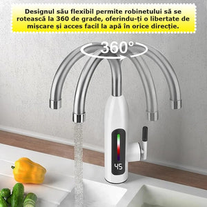 🔥 Robinet Electric Instant cu Display Digital – Apă Caldă Imediat, Putere 3000W Mix Mart