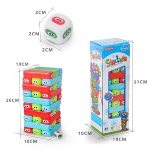 🎲 Turn Jenga din Plastic – 30 Piese Mix Mart