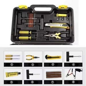 🚗 Kit pentru Pana + Compresor 12V cu 2 Cilindri si 7 Accesorii | Putere Mare, Umflare Rapida si Solutie Completa pentru Orice Drum 🔧💨 Mix Mart