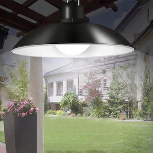Lampă Solară Suspendată cu 2 Becuri LED și Senzor – Iluminare Eficientă, Economie de Energie și Instalare Versatilă Mix Mart