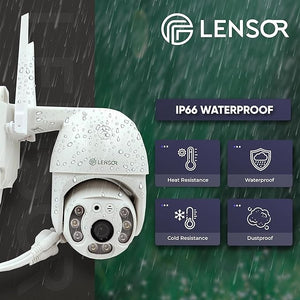 🎥 Camera de Supraveghere Interior / Exterior – Vedere Nocturna, Detectie MiscarE, Rotire PanoramicA si Control din Aplicatie 📱✨ Mix Mart