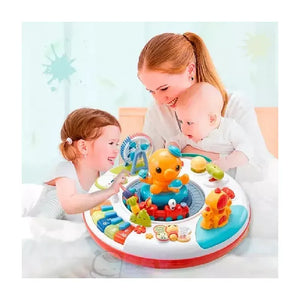 Măsuță Educațională Interactivă cu Activități – Dezvoltare Timpurie, Funcții Muzicale și Elemente de Joacă pentru Copii Mix Mart