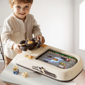 Jucarie Volan pentru Copii – Simulator de Condus cu Muzica, Sunete si Jocuri Interactive Mix Mart