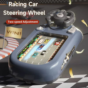 Jucarie Volan pentru Copii – Simulator de Condus cu Muzica, Sunete si Jocuri Interactive Mix Mart