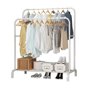 Suport Dublu de Umerase din Metal – Organizare Eficienta si Design Modern 👗👚 Mix Mart