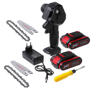 🪚 Mini Fierastrau cu 2 Acumulatori 36V – Putere, Mobilitate si Taiere Rapida pentru Orice Lucrari Mix Mart