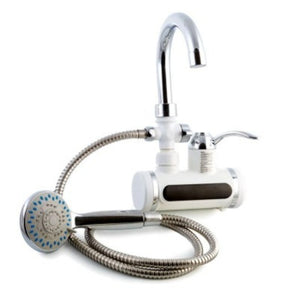 🚿 Robinet Electric cu Incalzire Instantanee + Dus, Afisaj LED – Apa Calda Imediat, Economic si Modern Mix Mart