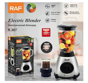 Blender RAF 367 pentru Fructe și Legume – 450W, 6 Lame, 1.5L Mix Mart