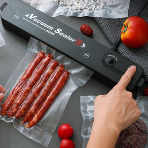 🥩 Aparat de Sigilat si Vidat – Vacuum Sealer 220V, 90W | Pastreaza Alimentele Proaspete de 5x Mai Mult 🍖✨ Mix Mart