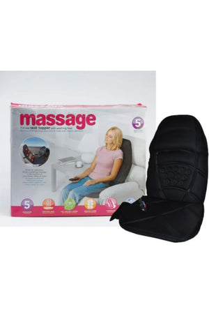 💆♂️ Saltea cu 4 Zone de Masaj, Incalzire Infrarosu si 9 Puncte de Masaj – Relaxare Completa pentru Corp Mix Mart