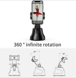 Suport smart pentru telefon 360° cu urmărirea feței și a obiectelor – ideal pentru video, live și apeluri Mix Mart