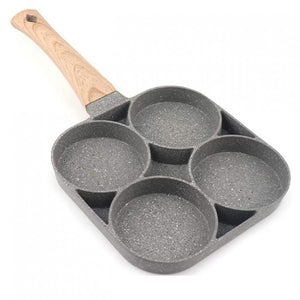 Tigaie cu Forme MRG M1123 – 4 Compartimente Rotunde, Non-Stick, 34 cm – Gatit Rapid, Ordorat si Fara Lipire Mix Mart