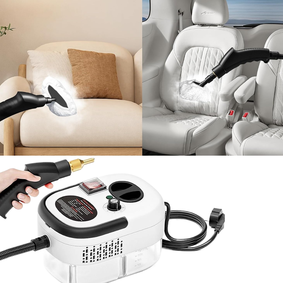 Aparat Profesional de Curatare cu Abur 2500W, 105°C, Reglaj 6 Trepte, Degresare si Dezinfectare Rapida Mix Mart