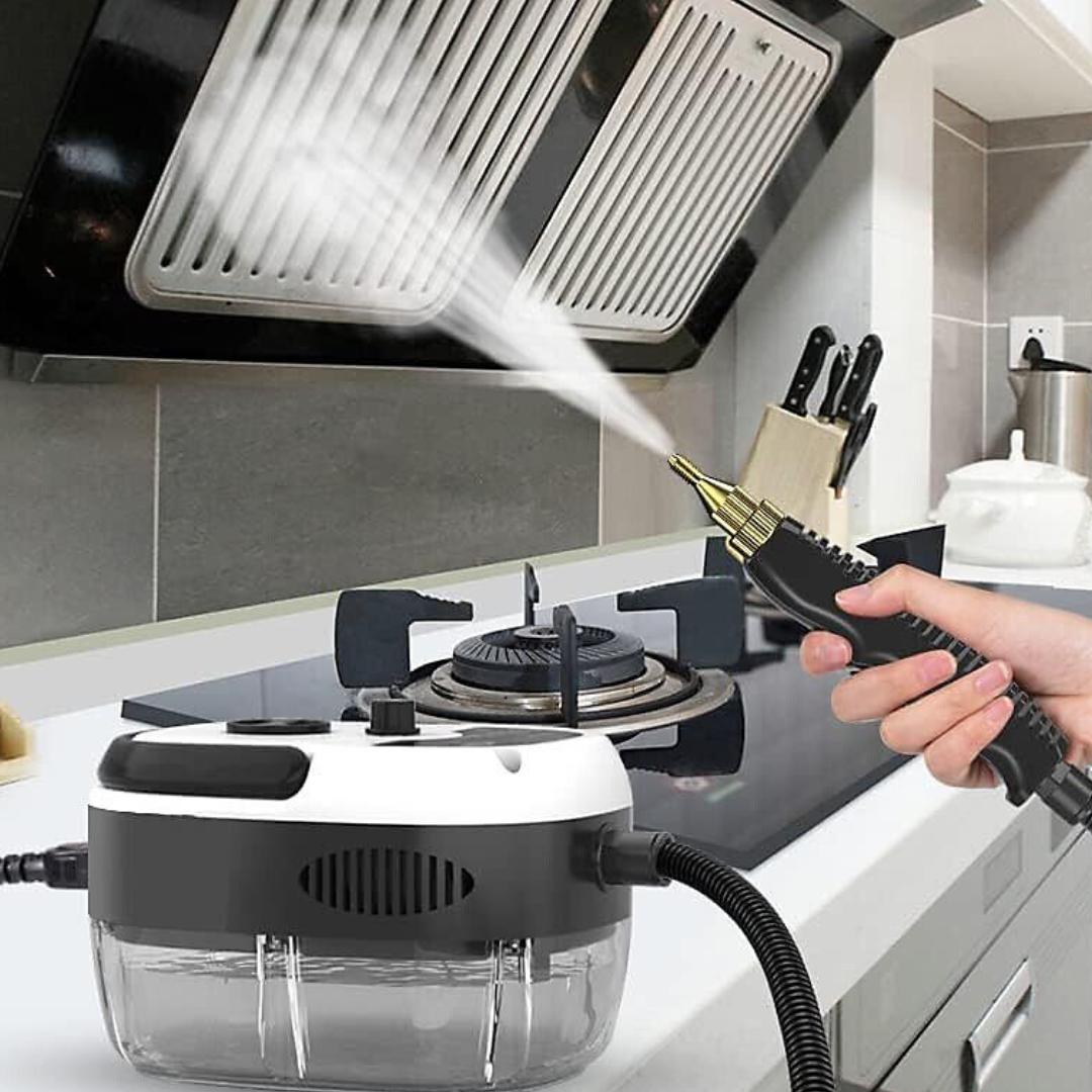 Aparat Profesional de Curatare cu Abur 2500W, 105°C, Reglaj 6 Trepte, Degresare si Dezinfectare Rapida Mix Mart
