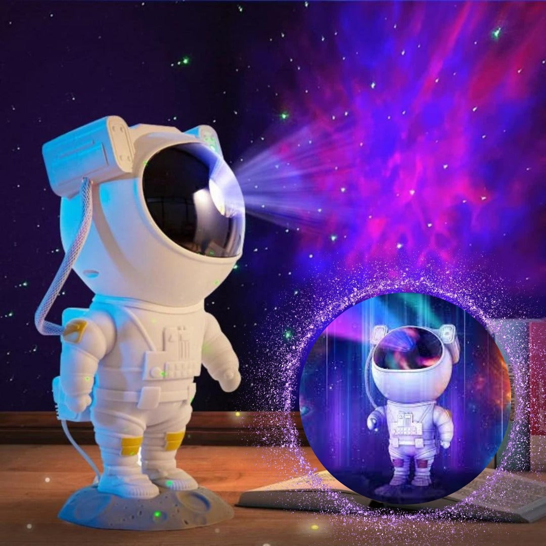 Proiector tip astronaut cu stele și galaxii – lumină ambientală Mix Mart