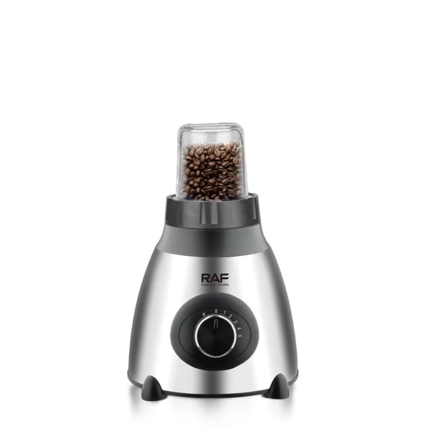 Blender Electric 3 în 1 RAF R-2871 – 1000W, 1.5L, Sticlă + Inox Mix Mart