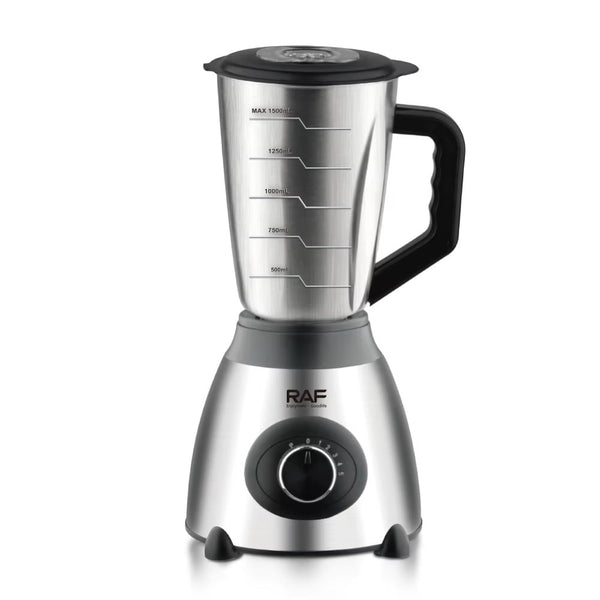 Blender Electric 3 în 1 RAF R-2871 – 1000W, 1.5L, Sticlă + Inox Mix Mart