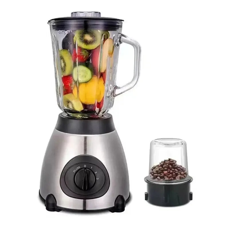 🥤 Blender din Inox Sonymax 2in1 – 2200W, 5 Viteze + Rasnita Inclusa
