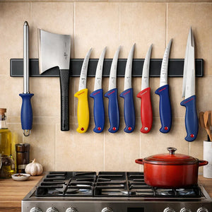 Set Profesional Macelarie 8 Piese – 6 Cutite, Satar pentru Oase si Masat Magnetic Mix Mart