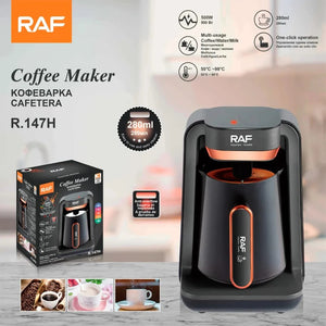 Mașină de cafea grecească RAF 147H-600W – 300 ml, negru Mix Mart