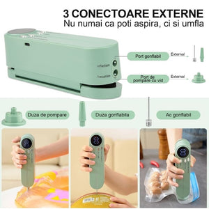 Aparat de vidare portabil pentru alimente – solid & lichide, compact și eficient Mix Mart
