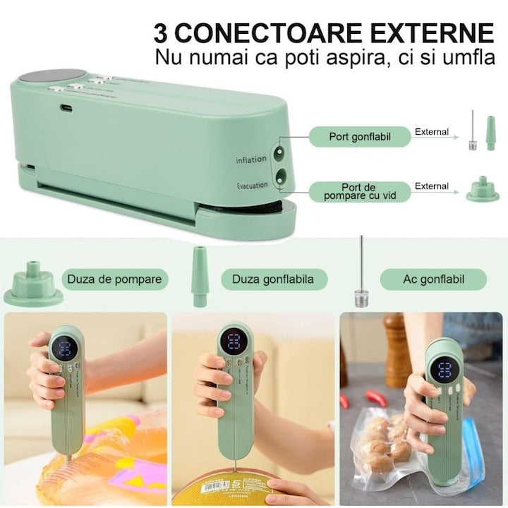 Aparat de vidare portabil pentru alimente – solid & lichide, compact și eficient Mix Mart