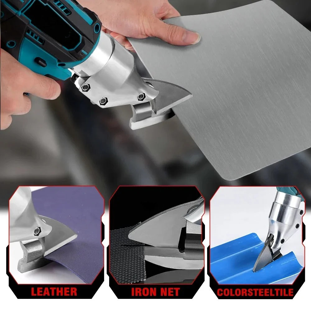 Foarfecă electrică de tăiat tablă 48V, 2 acumulatori 2Ah Mix Mart