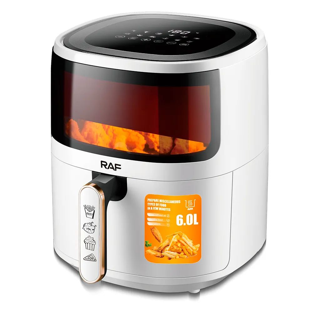 Air Fryer RAF 6L – 1500W | Friteuză cu aer cald, fără ulei Mix Mart