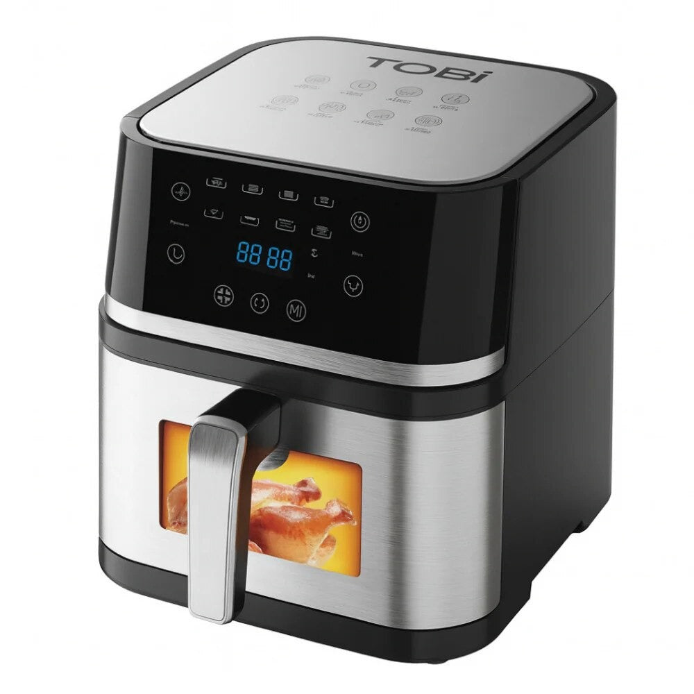 Friteuză cu aer cald TOBI 12L, 2400W – gătit rapid, sănătos și versatil pentru toată familia