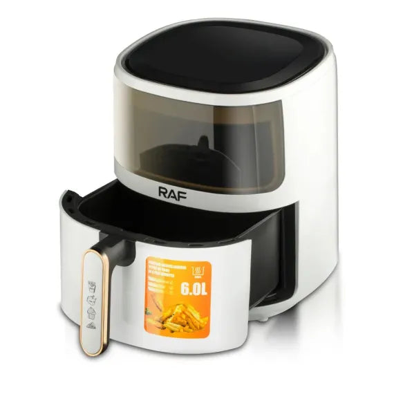Air Fryer RAF 6L – 1500W | Friteuză cu aer cald, fără ulei Mix Mart