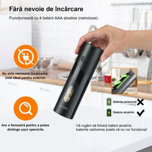 Râșniță electrică pentru sare și piper Mix Mart