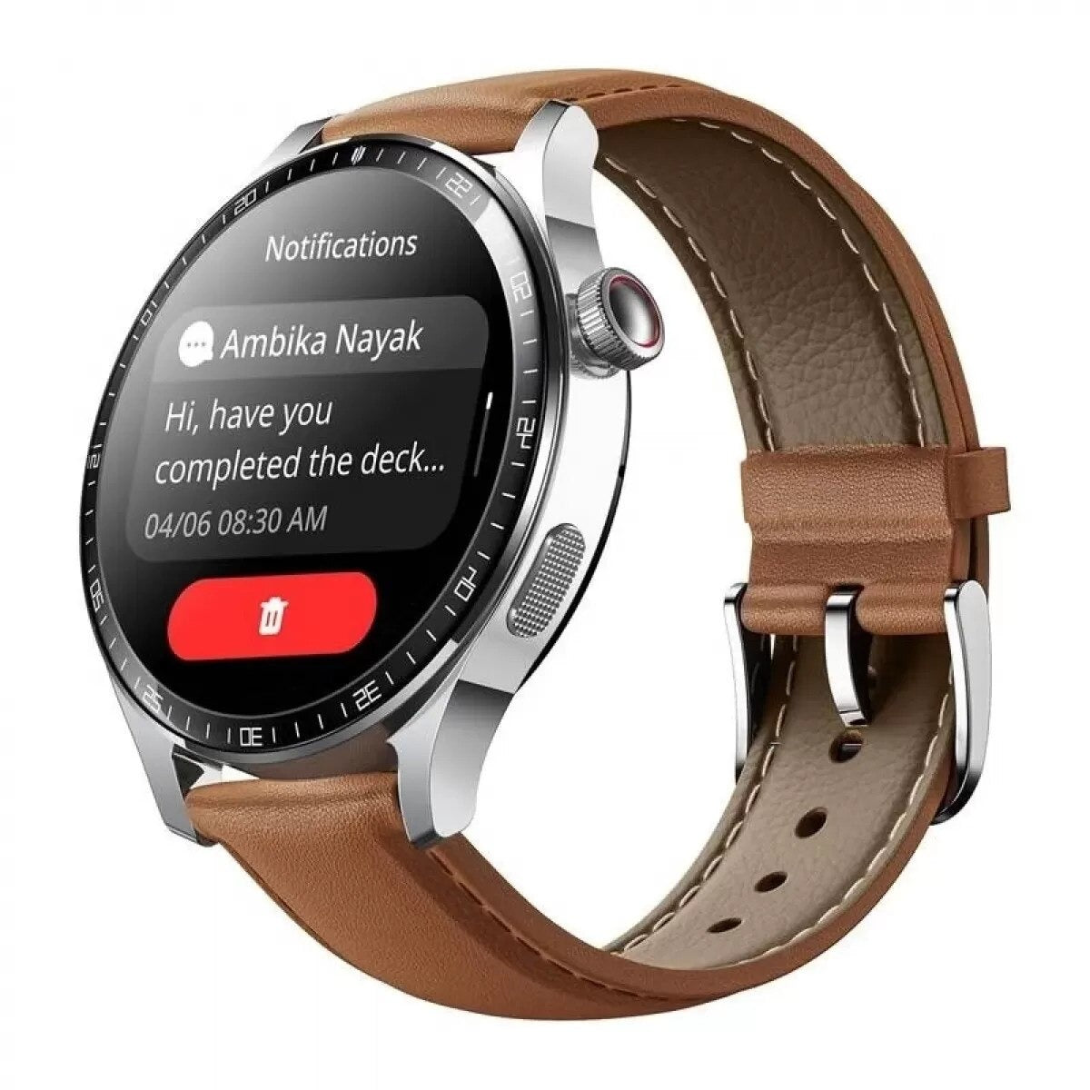 Smartwatch Joyroom JR-FC2 Pro Silver – Apelare direct de pe ceas, ecran HD si autonomie extinsa