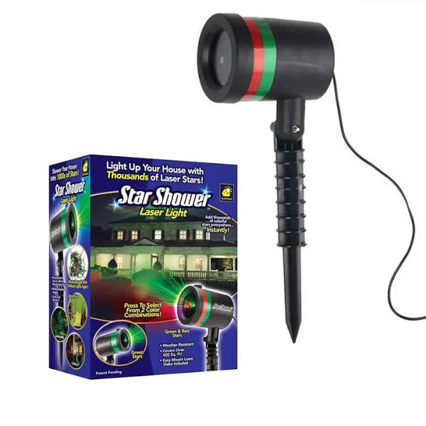 Proiector Laser Light Verde și Roșu – Iluminare Magică pentru Exterior